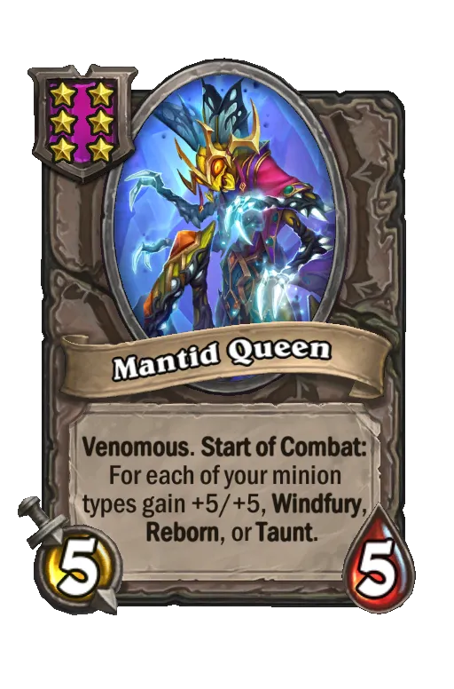 The minion Mantid Queen